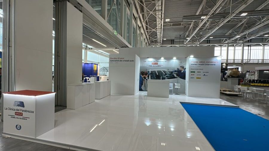 struttura dello stand ultimata